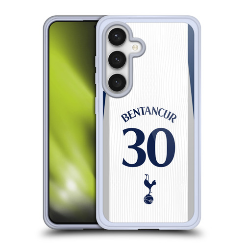 Tottenham Hotspur F.C. 2025/26 Players Home Kit 2nd Group Rodrigo Bentancur Soft Gel Case for Samsung Galaxy S24 5G
