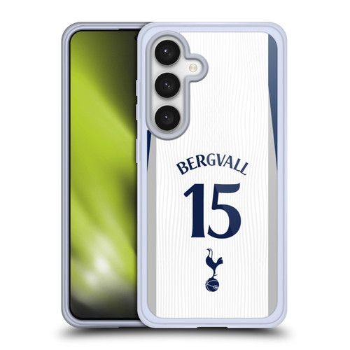 Tottenham Hotspur F.C. 2025/26 Players Home Kit 2nd Group Lucas Bergvall Soft Gel Case for Samsung Galaxy S24 5G