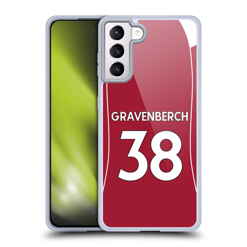 Liverpool Football Club 2025/26 Players Home Kit 2nd Group Ryan Gravenberch Soft Gel Case for Samsung Galaxy S21+ 5G Liverpool Football Club 2025/26 Players Home Kit 2nd Group Ryan Gravenberch Soft Gel Case for Samsung Galaxy S21+ 5G