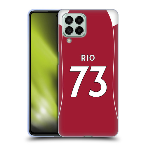 Liverpool Football Club 2025/26 Players Home Kit 2nd Group Rio Ngumoha Soft Gel Case for Samsung Galaxy M53 (2022)