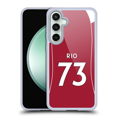 Liverpool Football Club 2025/26 Players Home Kit 2nd Group Rio Ngumoha Soft Gel Case for Samsung Galaxy S23 FE 5G