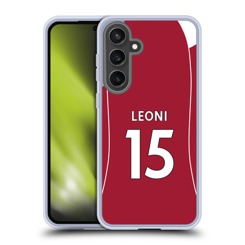 Liverpool Football Club 2025/26 Players Home Kit 2nd Group Giovanni Leoni Soft Gel Case for Samsung Galaxy S24 FE