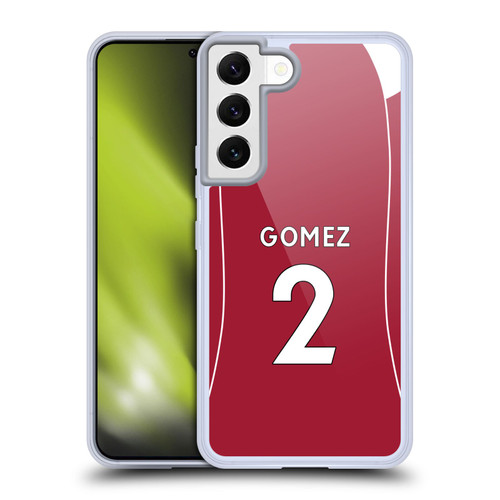 Liverpool Football Club 2025/26 Players Home Kit 2nd Group Joe Gomez Soft Gel Case for Samsung Galaxy S22 5G
