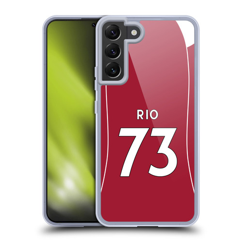 Liverpool Football Club 2025/26 Players Home Kit 2nd Group Rio Ngumoha Soft Gel Case for Samsung Galaxy S22+ 5G Liverpool Football Club 2025/26 Players Home Kit 2nd Group Rio Ngumoha Soft Gel Case for Samsung Galaxy S22+ 5G