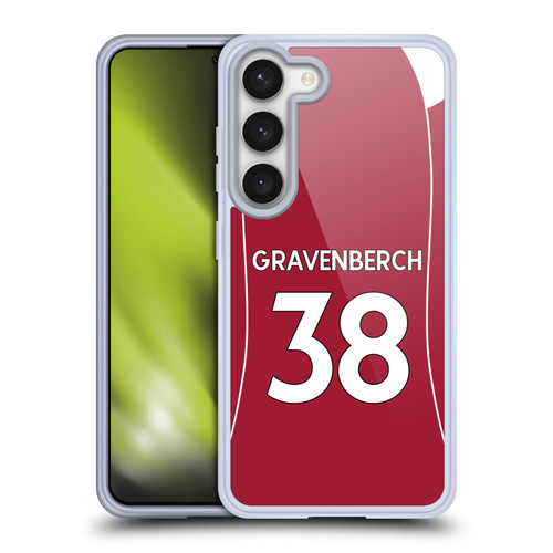 Liverpool Football Club 2025/26 Players Home Kit 2nd Group Giovanni Leoni Soft Gel Case for Samsung Galaxy S23 5G