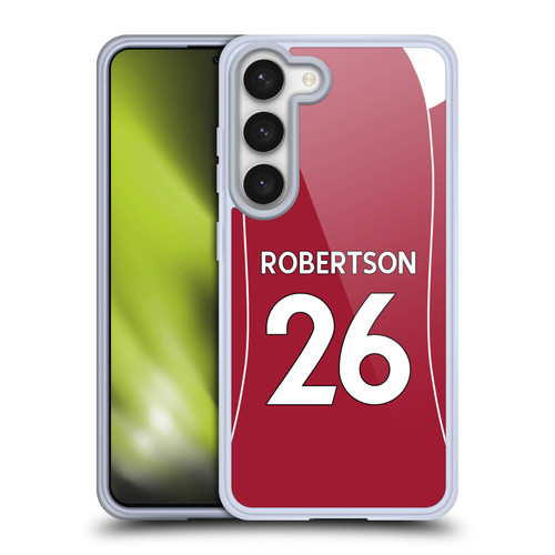 Liverpool Football Club 2025/26 Players Home Kit 2nd Group Andy Robertson Soft Gel Case for Samsung Galaxy S23 5G
