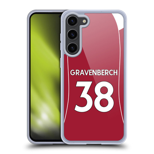 Liverpool Football Club 2025/26 Players Home Kit 2nd Group Giovanni Leoni Soft Gel Case for Samsung Galaxy S23+ 5G
