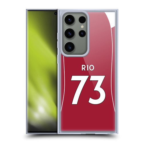 Liverpool Football Club 2025/26 Players Home Kit 2nd Group Rio Ngumoha Soft Gel Case for Samsung Galaxy S23 Ultra 5G