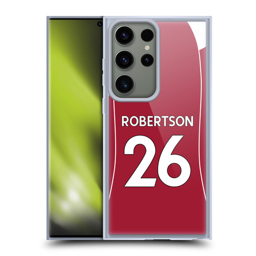 Liverpool Football Club 2025/26 Players Home Kit 2nd Group Andy Robertson Soft Gel Case for Samsung Galaxy S23 Ultra 5G Liverpool Football Club 2025/26 Players Home Kit 2nd Group Andy Robertson Soft Gel Case for Samsung Galaxy S23 Ultra 5G
