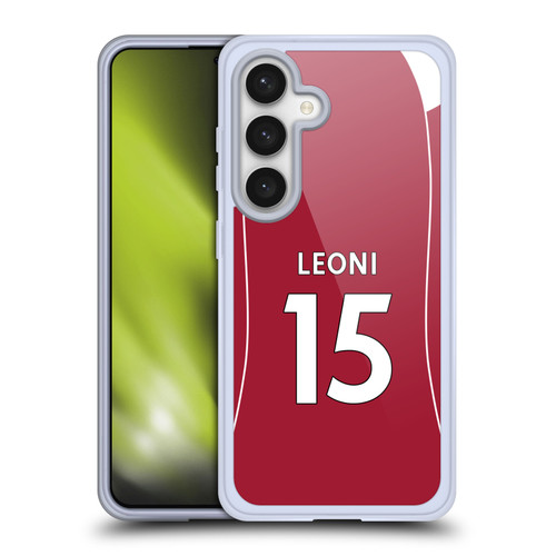 Liverpool Football Club 2025/26 Players Home Kit 2nd Group Giovanni Leoni Soft Gel Case for Samsung Galaxy S24 5G