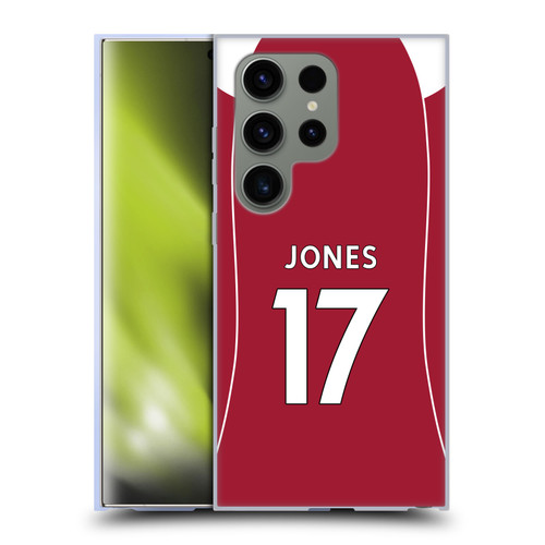 Liverpool Football Club 2025/26 Players Home Kit 2nd Group Curtis Jones Soft Gel Case for Samsung Galaxy S24 Ultra 5G