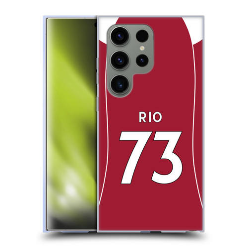 Liverpool Football Club 2025/26 Players Home Kit 2nd Group Rio Ngumoha Soft Gel Case for Samsung Galaxy S24 Ultra 5G