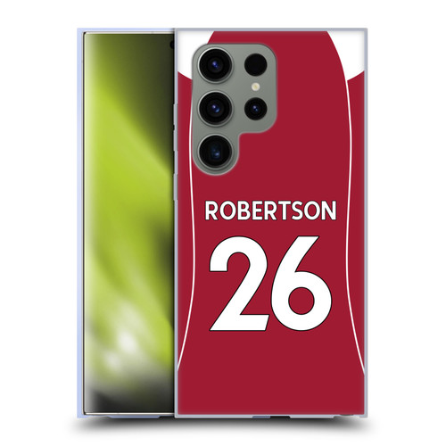 Liverpool Football Club 2025/26 Players Home Kit 2nd Group Andy Robertson Soft Gel Case for Samsung Galaxy S24 Ultra 5G Liverpool Football Club 2025/26 Players Home Kit 2nd Group Andy Robertson Soft Gel Case for Samsung Galaxy S24 Ultra 5G