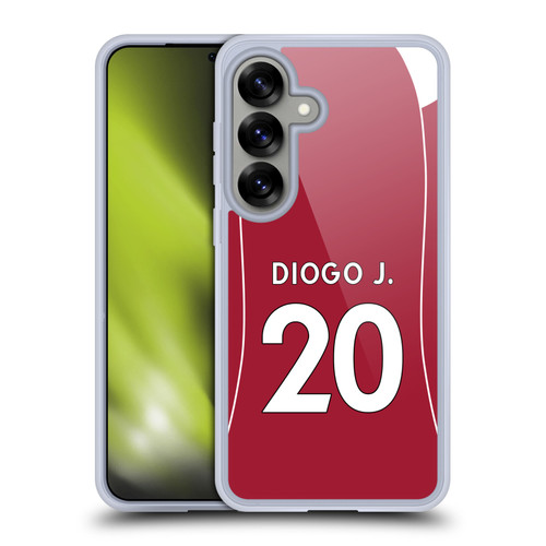 Liverpool Football Club 2025/26 Players Home Kit 2nd Group Wataru Endō Soft Gel Case for Samsung Galaxy S25