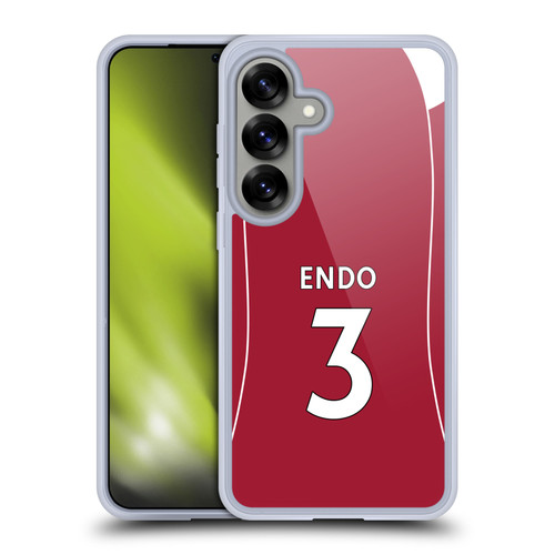 Liverpool Football Club 2025/26 Players Home Kit 2nd Group Ryan Gravenberch Soft Gel Case for Samsung Galaxy S25