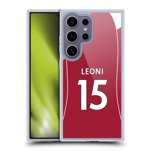 Liverpool Football Club 2025/26 Players Home Kit 2nd Group Giovanni Leoni Soft Gel Case for Samsung Galaxy S25 Ultra