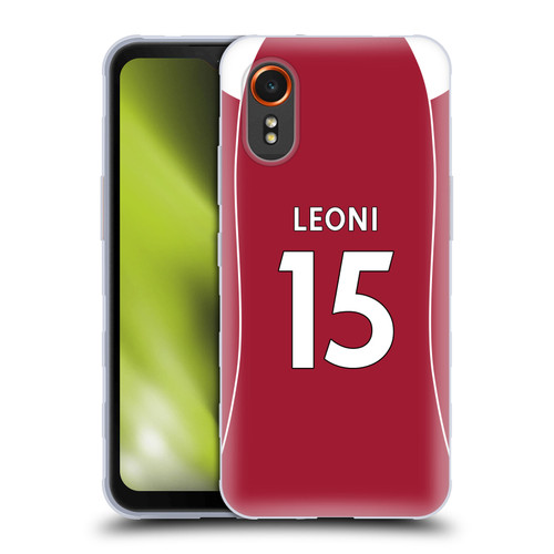 Liverpool Football Club 2025/26 Players Home Kit 2nd Group Giovanni Leoni Soft Gel Case for Samsung Galaxy Xcover7 5G