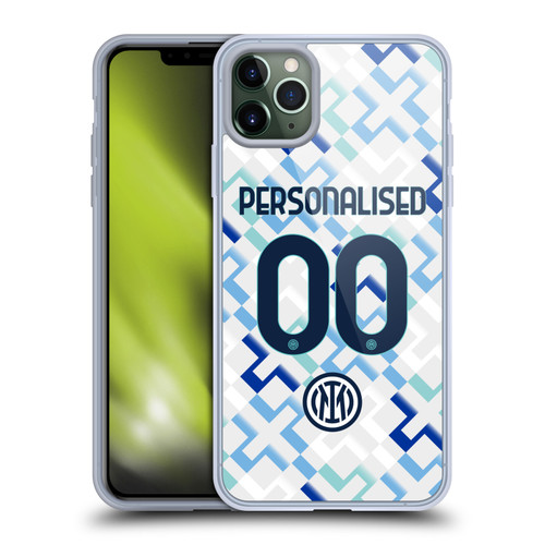Custom Customised Personalised Inter Milan 2025/26 Players Home Kit Away Soft Gel Case for Apple iPhone 11 Pro Max