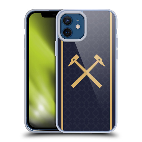 West Ham United FC 2025/26 Crest Kit Third Soft Gel Case for Apple iPhone 12 / iPhone 12 Pro