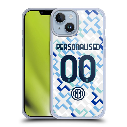 Custom Customised Personalised Inter Milan 2025/26 Players Home Kit Away Soft Gel Case for Apple iPhone 14