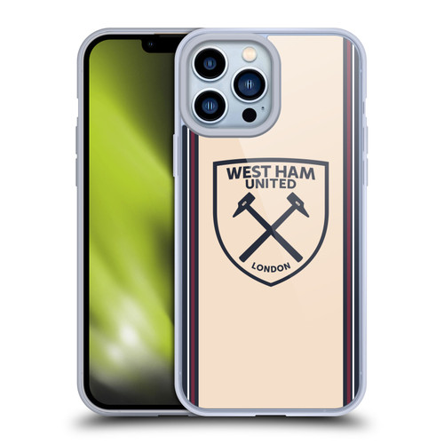 West Ham United FC 2025/26 Crest Kit Away Soft Gel Case for Apple iPhone 13 Pro Max West Ham United FC 2025/26 Crest Kit Away Soft Gel Case for Apple iPhone 13 Pro Max