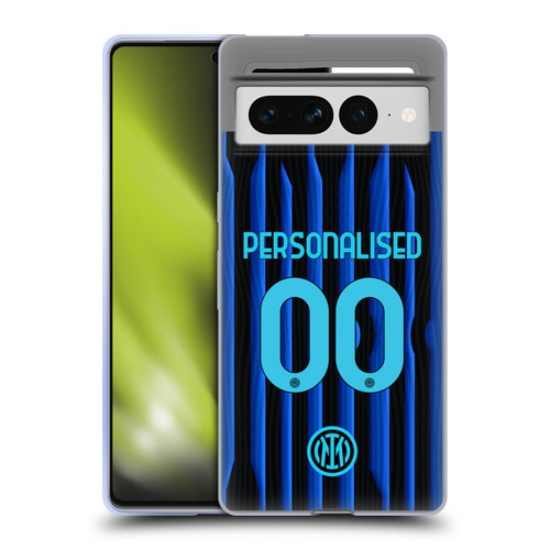 Custom Customised Personalised Inter Milan 2025/26 Players Home Kit Home Soft Gel Case for Google Pixel 7 Pro