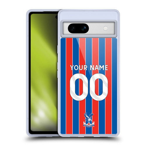 Custom Customised Personalised Crystal Palace Football Club 2025/26 Kit Home Soft Gel Case for Google Pixel 7a Custom Customised Personalised Crystal Palace Football Club 2025/26 Kit Home Soft Gel Case for Google Pixel 7a