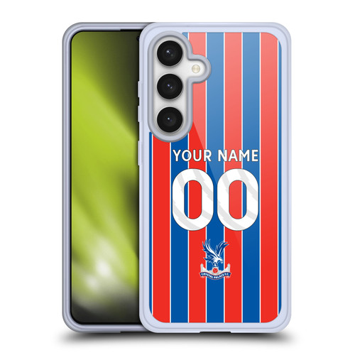 Custom Customised Personalised Crystal Palace Football Club 2025/26 Kit Home Soft Gel Case for Samsung Galaxy S24 5G