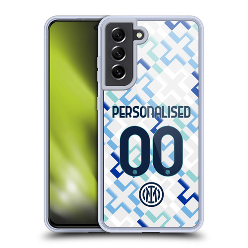Custom Customised Personalised Inter Milan 2025/26 Players Home Kit Away Soft Gel Case for Samsung Galaxy S21 FE 5G