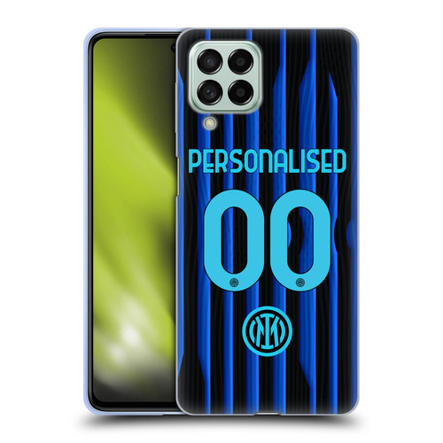 Custom Customised Personalised Inter Milan 2025/26 Players Home Kit Home Soft Gel Case for Samsung Galaxy M53 (2022)