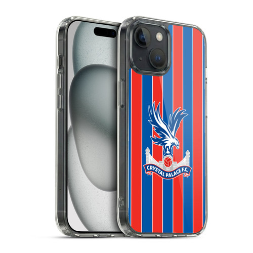 Crystal Palace FC 2025/26 Crest Kit Home Soft Gel Case for Apple iPhone 15 & MagSafe
