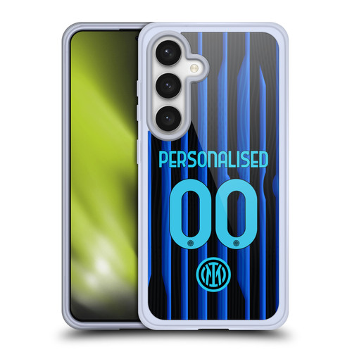 Custom Customised Personalised Inter Milan 2025/26 Players Home Kit Home Soft Gel Case for Samsung Galaxy S24 5G