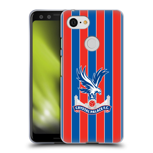 Crystal Palace FC 2025/26 Crest Kit Home Soft Gel Case for Google Pixel 3