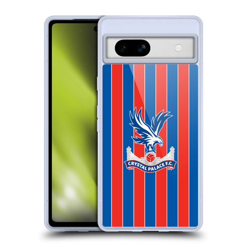 Crystal Palace FC 2025/26 Crest Kit Home Soft Gel Case for Google Pixel 7a