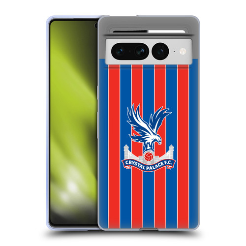 Crystal Palace FC 2025/26 Crest Kit Home Soft Gel Case for Google Pixel 7 Pro