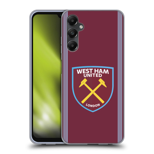 West Ham United FC 2025/26 Crest Kit Home Soft Gel Case for Samsung Galaxy A05s