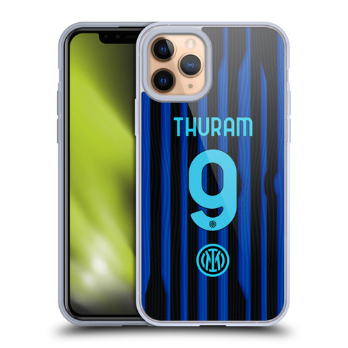 Fc Internazionale Milano 2025/26 Players Home Kit Marcus Thuram Soft Gel Case for Apple iPhone 11 Pro & MagSafe