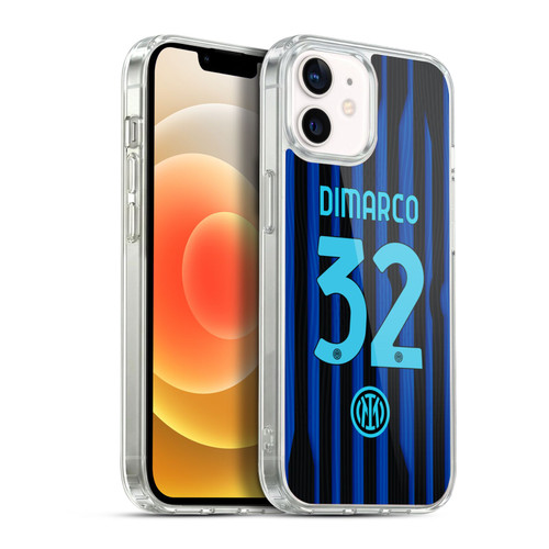 Fc Internazionale Milano 2025/26 Players Home Kit Federico Dimarco Soft Gel Case for Apple iPhone 12 / iPhone 12 Pro & MagSafe