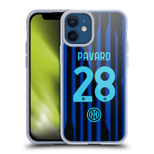 Fc Internazionale Milano 2025/26 Players Home Kit Benjamin Pavard Soft Gel Case for Apple iPhone 12 Mini