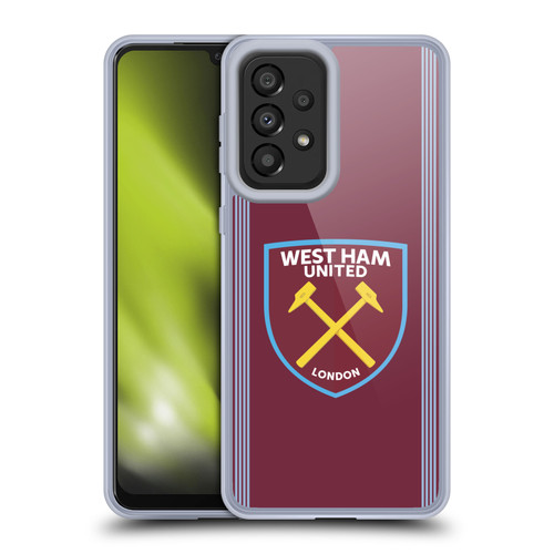 West Ham United FC 2025/26 Crest Kit Home Soft Gel Case for Samsung Galaxy A33 5G (2022)