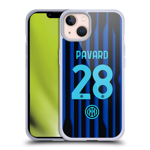 Fc Internazionale Milano 2025/26 Players Home Kit Benjamin Pavard Soft Gel Case for Apple iPhone 13
