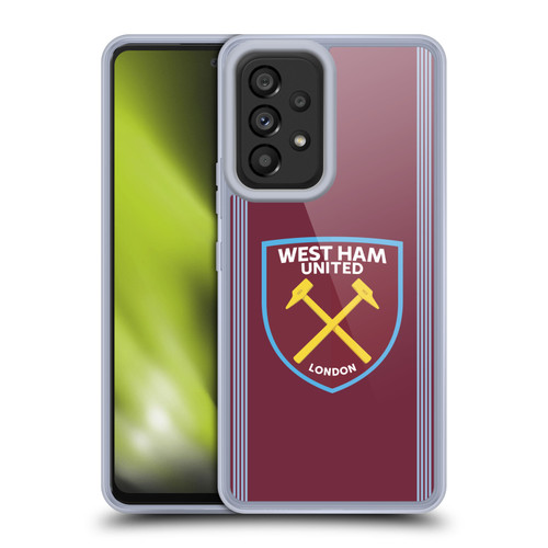 West Ham United FC 2025/26 Crest Kit Home Soft Gel Case for Samsung Galaxy A53 5G (2022) West Ham United FC 2025/26 Crest Kit Home Soft Gel Case for Samsung Galaxy A53 5G (2022)