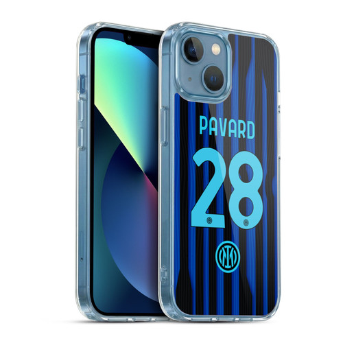 Fc Internazionale Milano 2025/26 Players Home Kit Benjamin Pavard Soft Gel Case for Apple iPhone 13 Mini & MagSafe