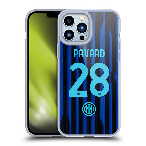 Fc Internazionale Milano 2025/26 Players Home Kit Benjamin Pavard Soft Gel Case for Apple iPhone 13 Pro Max & MagSafe