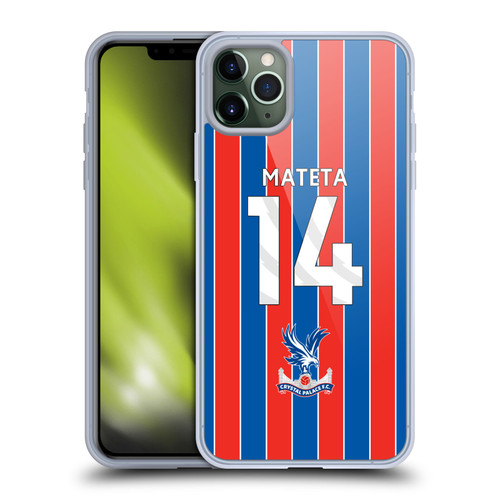 Crystal Palace FC 2025/26 Players Home Kit Jean-Philippe Mateta Soft Gel Case for Apple iPhone 11 Pro Max