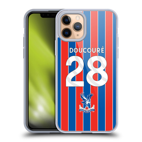Crystal Palace FC 2025/26 Players Home Kit Cheick Doucouré Soft Gel Case for Apple iPhone 11 Pro