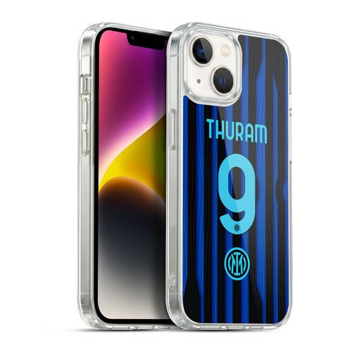 Fc Internazionale Milano 2025/26 Players Home Kit Marcus Thuram Soft Gel Case for Apple iPhone 14