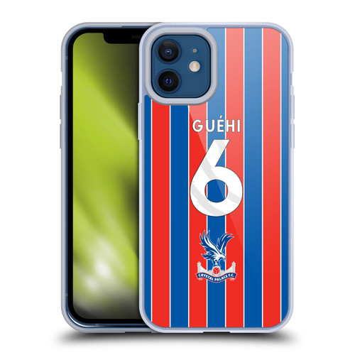 Crystal Palace FC 2025/26 Players Home Kit Marc Guéhi Soft Gel Case for Apple iPhone 12 / iPhone 12 Pro