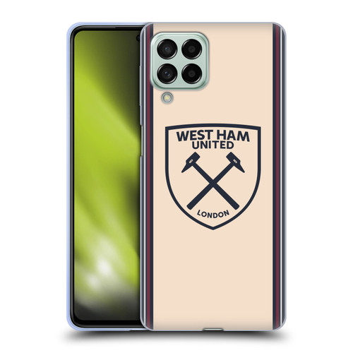 West Ham United FC 2025/26 Crest Kit Away Soft Gel Case for Samsung Galaxy M53 (2022)