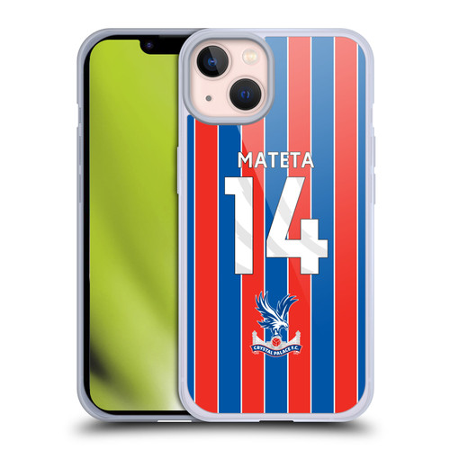 Crystal Palace FC 2025/26 Players Home Kit Jean-Philippe Mateta Soft Gel Case for Apple iPhone 13